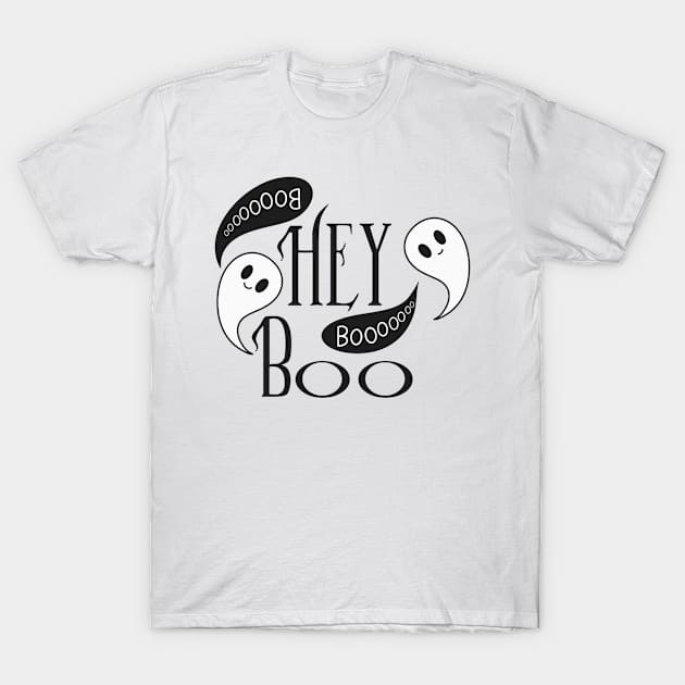 Hey boo ghost T-Shirt by TheLushHive